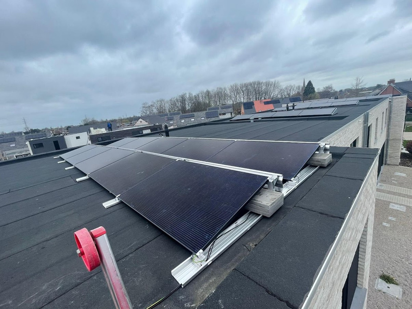 Gerealiseerd zonnepanelen project