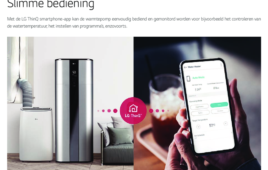 Slimme bediening via app
